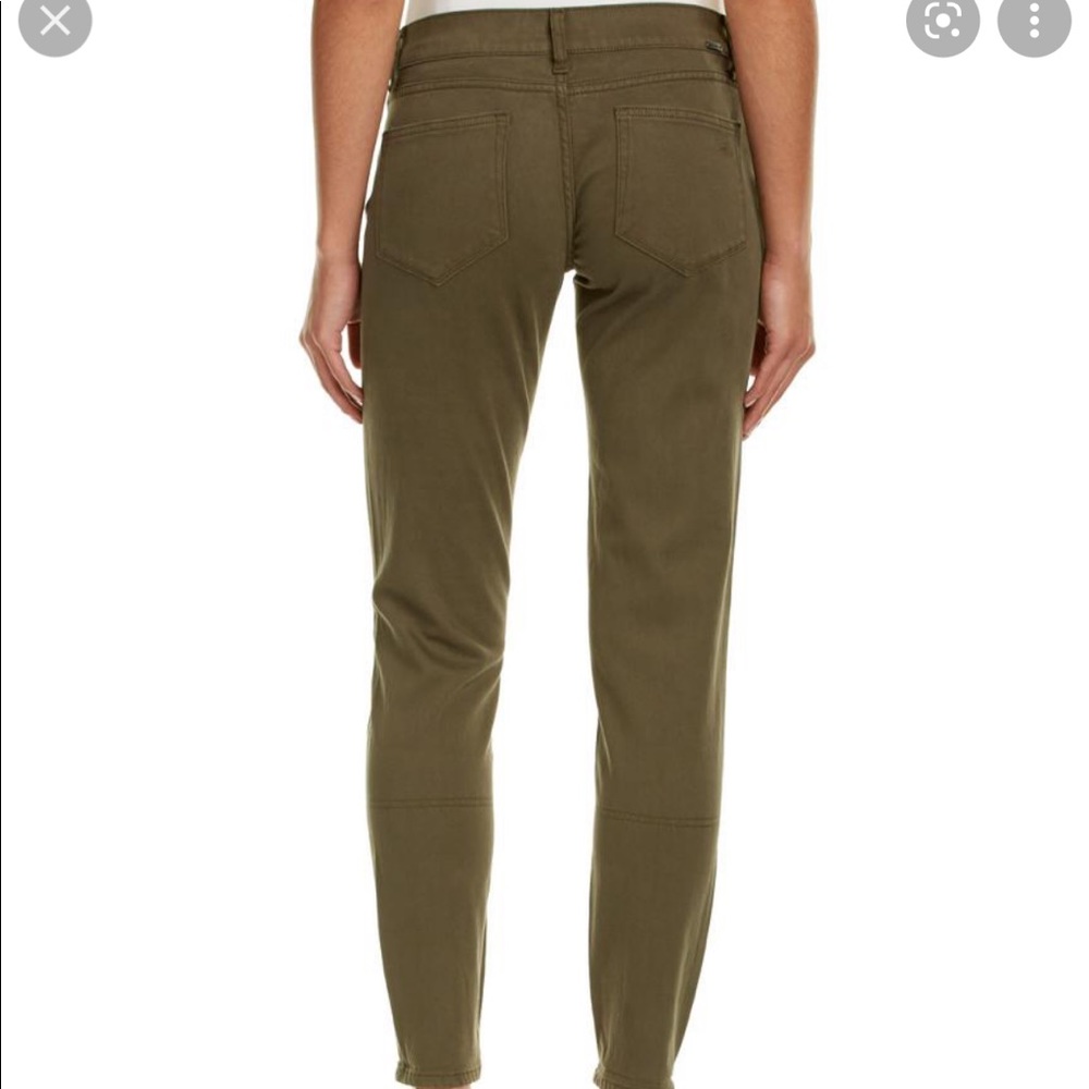 DL1961 Azalea maternity Relaxed Skinny olive pants - Picture 2 of 8